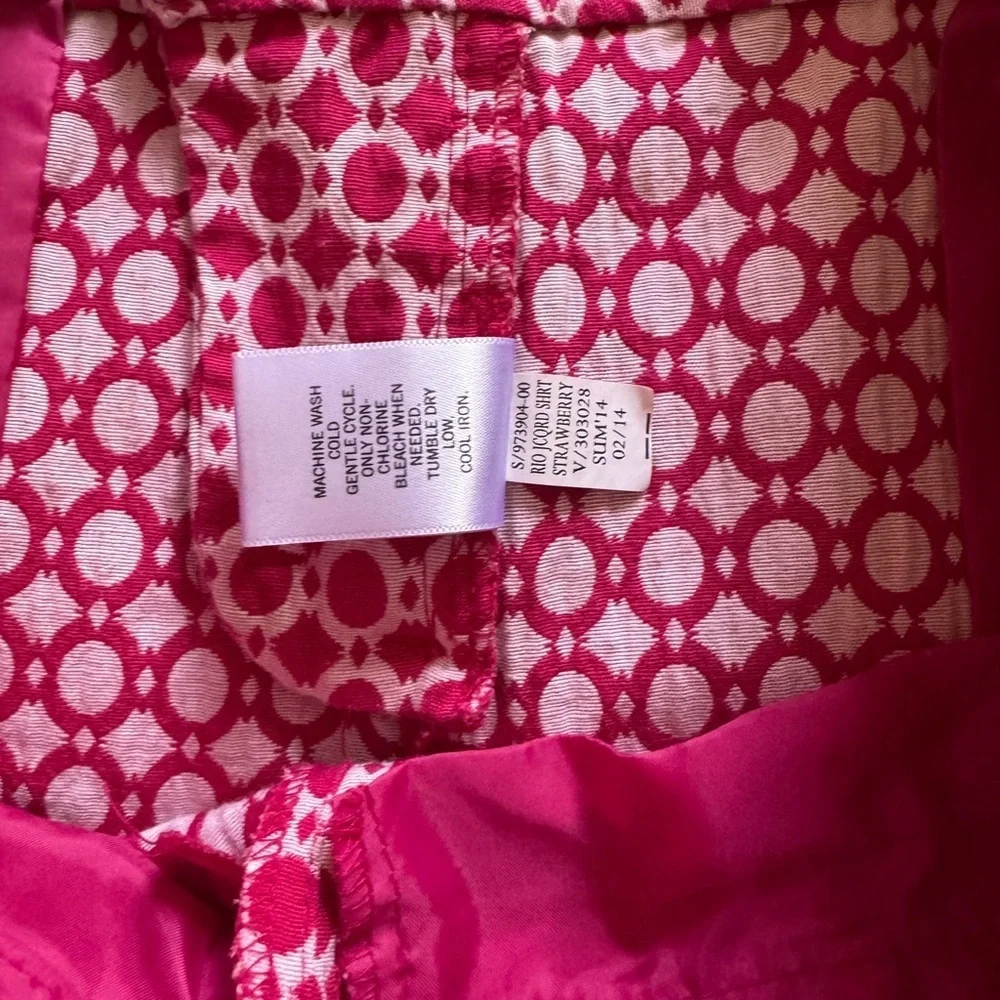 Banana Republic Pink Geometric Print Shorts Size 8 - Picture 5 of 6